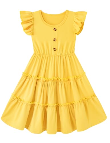 Robe Manches Longues + Cardigan Pour Fille 4-13 Ans - Ensemble 2 Pièces Motif Floral, Style A-line, Pour Fête - 9