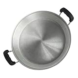 Grillpfanne, Gusseisengrillpfanne mit Eingedicktem Aluminium -Topf Nicht -Stick Flacher Dual Griff Pfanne Kochgeschirr Dual Griff Pfanne Grillpfanne für Innenkoch für Flüssiggas