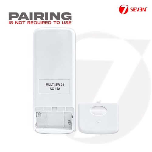 Image of 7SEVEN Compatible with Blue Star AC Remote Original 12A Model Suitable 1 1.5 2 Ton Split and Window Air Conditioner - Make Sure Existing Remote Control Match Exactly of Each Keys