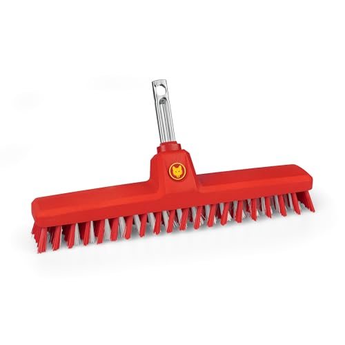 Wolf-Garten Multi-Star Schrubber SB 350 M (35 cm Arbeitsbreite robuste Borsten entfernt Moos & Schmutz ideal Terrasse Balkon & Plattenwege passend für Multi-Star-System) 71ANA019650