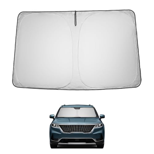 Proadsy Windshield Sun Shade for Kia Carnival 2022-2025 2026 4-Layer Foldable Front Sunshade...