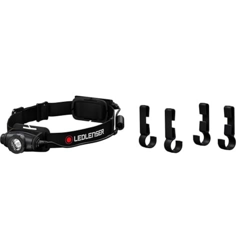 �y�Z�b�g�����z Ledlenser(���b�h�����U�[) H5R Core LED �w�b�h���C�g �[�d�� �u���b�N + �w�����b�g�N���b�v �� �u���b�N [���{���K�i]