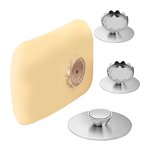 Exslend Lot De 3 Porte Savon Aimanté avec Ventouse, Porte Savon Ventouse avec Un Fort MagnéTisme, Porte Savon Magnetique pour Bain, Baignoire, Cuisine Cover