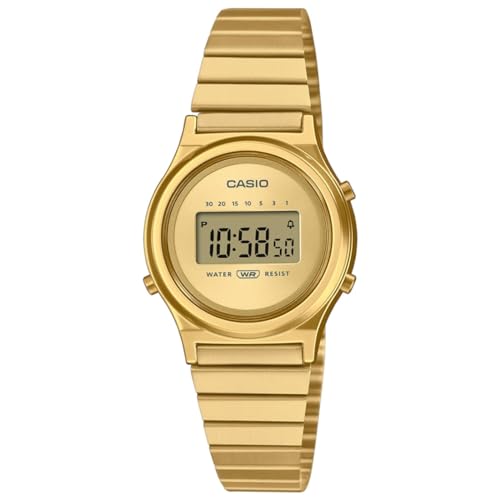 CASIO VINTAGE Women's Digital Watch LA700WEG-9AEF Golden Steel