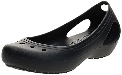 Crocs Women's Kadee Leopard Print Casual Dress Shoe|Comfort Fashion Flat