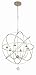 Crystorama Solaris 6 Light Olde Silver Sphere Chandelier