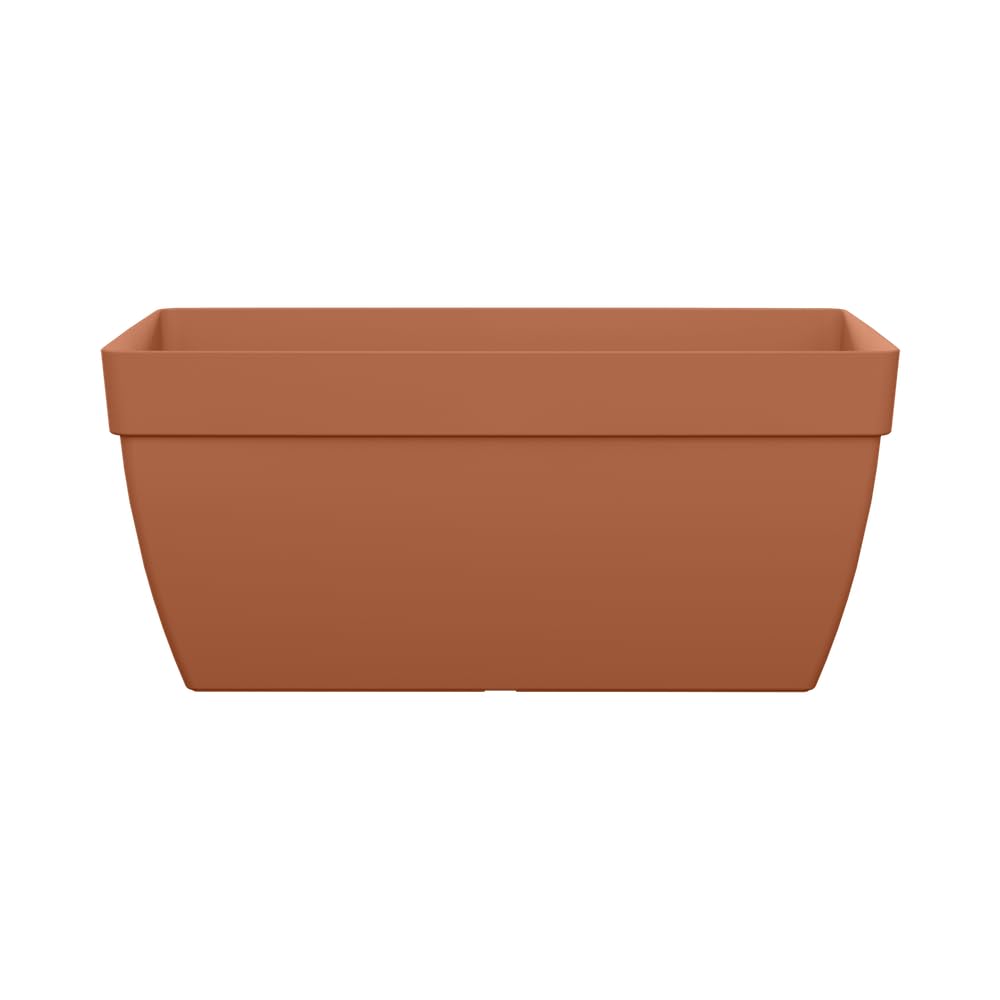 FLORUS Paris Terrace Trough 60cm Pot de Fleur - Terre Cuite | L 29 x W 59 x H 26 cm | Plastique 100% recyclé