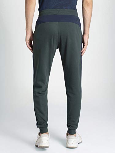 Image of Jockey AM71 Men Super Combed Cotton Rich Slim Fit Jogger with Zipper Pockets