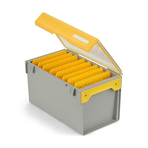 Image of Plano EDGE Deep Hang Box, Stores 48 Crankbaits, with Rust-Preventive Rustricor, Dri-Loc Watertight Seal, WaterWick, DuraView Transparent Lid, Stackable Storage for Fishing Organization