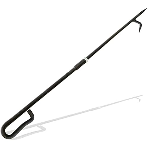 Fire Poker for Fire Pit. 34 Inc 2 Lb Heavy Duty Fireplace Poker Made of Diameter 0.47 Inc Solid Steel. Upgraded Campfire Poker for Fireplace, Camping, Fire Pit, Wood Stove, Outdoor& Indoor Use.