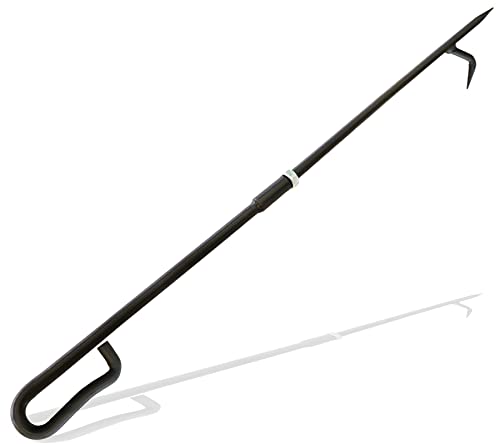 Fire Poker do paleniska. 34 Inc 0,9 kg wytrzymały kominek poker wykonany z litej stali o średnicy 0,47 Inc. Ulepszony poker na ognisko do kominka, kempingu, paleniska, pieca na drewno, do użytku na