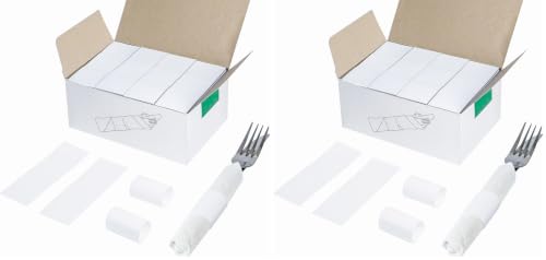 Image of NATURALABEL Self-Adhesive Napkin Bands, Pack of 4,000, White