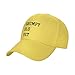 Haebfsl Grumpy Old Vet. Fashionable Vintage Low-Profile Baseball Cap,Unisex Adjustable Dad Hat,Yellow