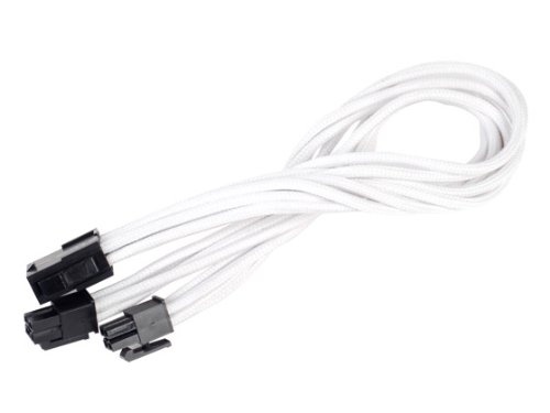 SilverStone Technology Tek Sleeved Extension Power Supply Cable with 1 x 8-Pin to EPS12V Connector (PP07-EPS8W)