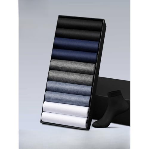 Unisex Ultra Thin Dress Socks Silk Sheer Business Socks for Summer Crew Socks Series 132