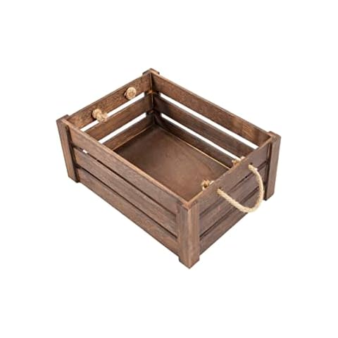Extra Large Wooden Storage Box with Rope Handles Cover