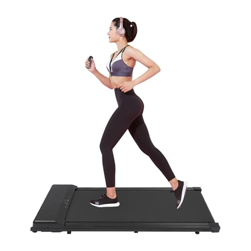 Walking Pad mit Fernbedienung und LED-Anzeige, Under Desk Treadmill Walking Pad, kleines tragbares Laufband für Büro & Zuhause, kleines kompaktes Laufband