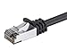 Monoprice Cat8 S/FTP Ethernet Network Cable - 2GHz, 40Gbps, PVC, 26AWG, 1 Feet, Black - Entegrade Series