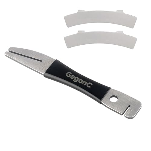 GegonC Bicycle Disc Rotor Truing Fork Tool Kit - Bicycle Brake Pad and Rotor Alignment - Steel Rotor Adjustment Tool for Mountain Road Bike Calibration,(Black)