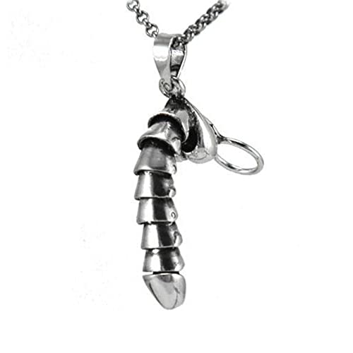 SMELEYOU Collier Pendentif éRectile DrôLe Ornements Pendentifs Verticaux IntéRessants Collier Masculin CréAtif Cadeau Parodique Amusant Pour Hommes