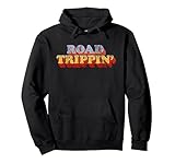 Road Trippin' Hoodie Retro 70s Style Road Trip Shirt Pullover Hoodie