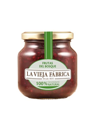 La Vieja Fábrica | Mermelada de Frutas del Bosque con endulzante 100% NATURAL | 280g