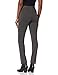 Rafaella Missy Slim Ponte Dress Pants For Women, Pull-On Waistband, 30.5” Inseam, Stretch, Comfort Fit, Flat Front (Sizes 4-16), Charcoal Heather, 16