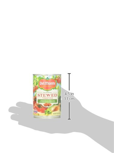 Del Monte Original Recipe Stewed Tomatoes With Onions, Celery & Green Peppers, Canned Tomatoes, 14.5 Oz Can #TOP7