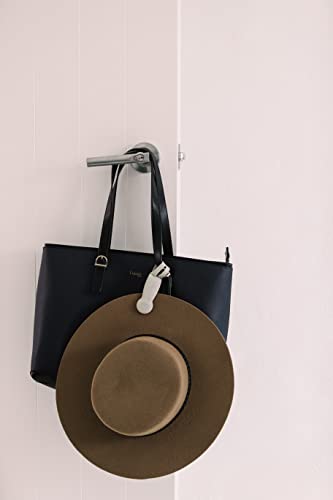 Klipsta Hat Clip - Magnetic Hat Holder For Traveling Bags, Backpacks, Purses, Totes And More, Hands Free Bag Accessory (Stone) #TOP6