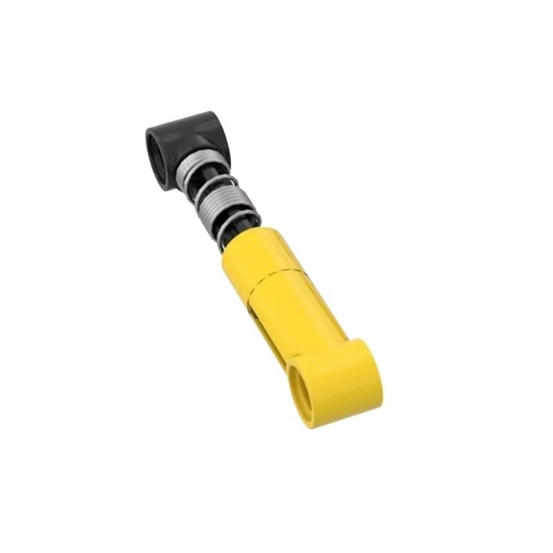 Ladrillos tecnologicos MOC de brazo de choque de resorte suave 76537 piezas de bricolaje amarillas