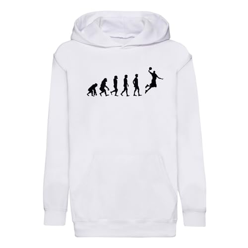Sweat à capuche enfant basketball vêtement sport athlète hoodie noir évolution basket