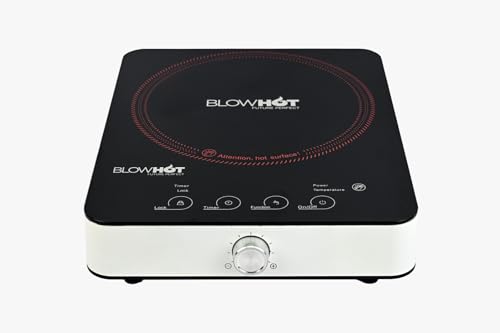 Image of BLOWHOT BL 500 Grill Infrared Cooker 2200 Watt | Infrared Cooktop with Mesh Tray | Electric Grill Cooker | Fast Heating Cook Top | Suitable for All Flat Bottom Utensils | 1 Year Warranty