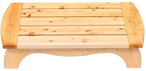 Taburetes de ducha antideslizantes con banco de madera estable que soporta hasta 150 kg