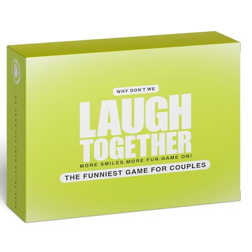 Why Don’t We Laugh Together? - Couples Games with 200 Cards: Talents, Games, Trivia | Win Fun Prizes for 2 Players | Date Night Activities | Thought-Provoking & Engaging Couple Card Game