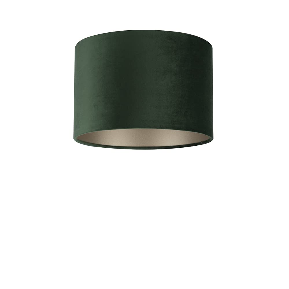 Uniqq Paralume in velluto verde scuro Ø 40 cm – 30 cm di altezza