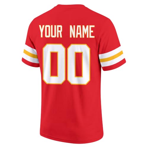 Image of T-Shirt Custom Name and Number Personalized Gifts | Crewneck Short Sleeves T-Shirt for Men S-4XL
