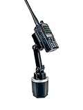 Adjustable Height Cup Holder Mount for Anytone BaoFeng Icom Kenwood Yaesu Handhelds Now with Mic Holder