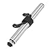 JTLB Mini Bike Pump with Mount Portable Hand Tire Frame Inflator with Ball Needle for Road Mountain Bikes High Pressure 160PSI (Ti Color)