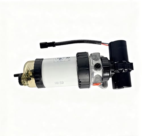 MP10325 24V Fuel Filter & Lift Pump Assembly - Replaces 232/5877 228-9129 | Fits ASV SR70 SR80 & Terex PT75 PT80 Compact Track Loaders (804C-33 804D-33 Engine)