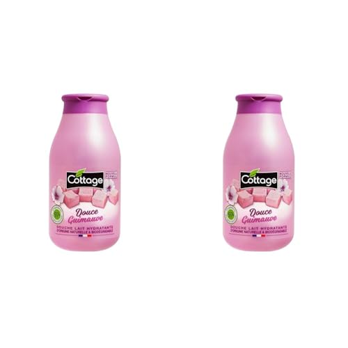 Cottage – Douche Lait Hydratante – Douce Guimauve – 97% D’Ingrédients D’Origine Naturelle – Made in France – 250 ml (Lot de 2)
