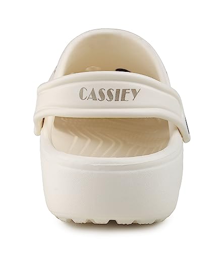 Image of CASSIEY Fashionable Comfortable Lightweight Platform Heels Clogs Slipper for Women's