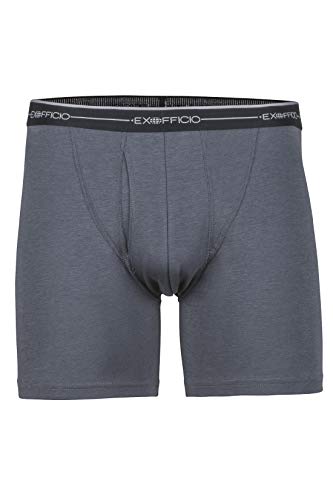 Exofficio Men's Sol Cool Boxer Briefs, Carbon, Carbon, Medium