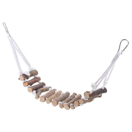 Veemoon Échelle Décorative Simulant Une Échelle pour Lézards et Reptiles en Bois Matériau Synthétique, Modèle Suspendu pour Décoration de Bureau