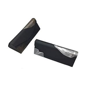 Étui à lunettes ，2 pièces Étui à lunettes pliable, pour lunettes de soleil Lunettes de lecture Lunettes de myopie