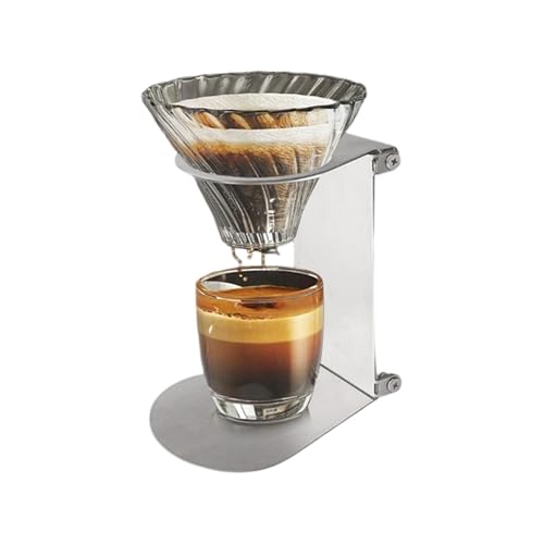 Equipo de café de viaje – Soporte de filtro plegable de acero inoxidable, soporte para, soporte de filtro plegable de acero inoxidable, soporte de | para camping, viajes, café, té