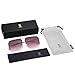 SOJOS Trendy Aviator Sunglasses Mens Womens Retro Metal Rimless Frame Shades Lentes De Sol Para Mujer SJ1192 Purple