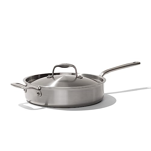 Made In Cookware - 7 Piece Stainless Steel Pot And Pan Set - 5 Ply Stainless Clad - Includes Frying Pan, Saucepan, Saute Pan, Stock Pot - Professional Cookware - Made In Italy - Induction Compatible #TOP3