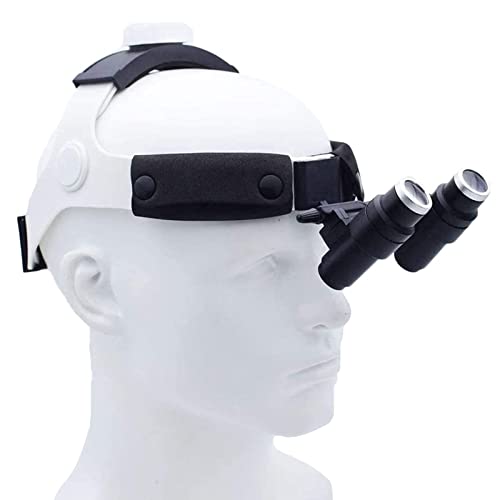 KHYTEBV Lupa Dental de Gran Aumento, Lupa Binocular, Lupa quirúrgica médica, Gafas ópticas, Diadema, otorrinolaringología, oftalmología