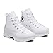 Converse Chuck Taylor All Star Lugged 2.0 Unisex, White/Egret/Black, 7.5 US Women/5.5 US Men
