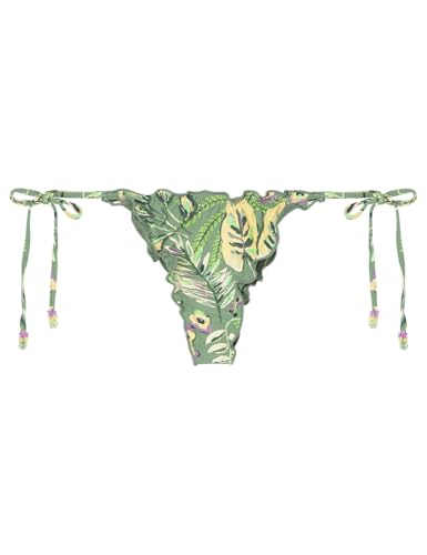 Women'secret Braga Bikini brasileña Curling Print Tropical